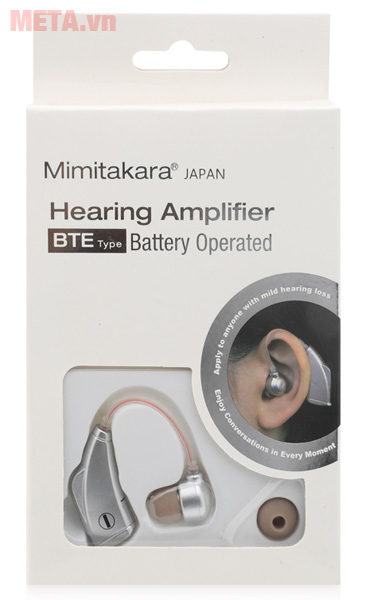 Máy trợ thính điện tử Mimitakara UP-6B74 đóng gói nhỏ gọn Máy trợ thính điện tử Mimitakara UP-6B74 đóng gói nhỏ gọn