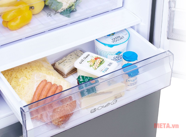 Ngăn ủ tiện lới giúp bạn bảo quản những thực phẩm không cần làm đông