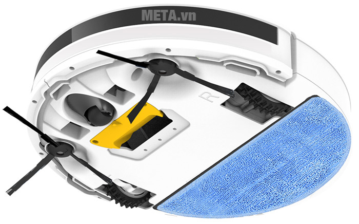 Thiết kế tấm lau nhà phía dưới để lau sạch mọi ngóc ngách