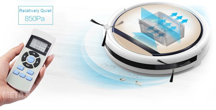 Robot hút bụi iLife V5S trang bị điều khiển từ xa thông minh