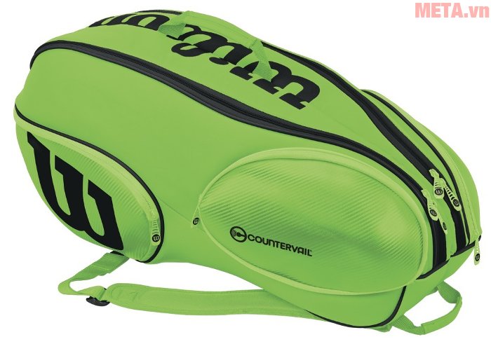 Túi tennis Wilson VANCOUVER 9 Pack GRBK WRZ845709 có ngăn để giày riêng biệt 