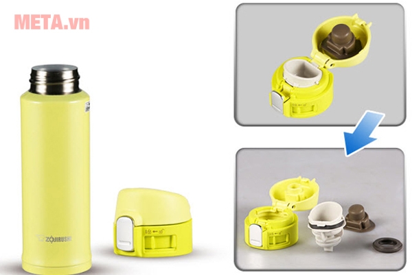 Bình giữ nhiệt lưỡng tính Zojirushi SM-PB30 có nắp mở uống trực tiếp