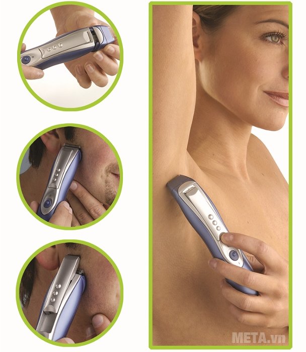  Máy cạo râu, cắt tỉa lông 3 trong 1 Lanaform Hair Trimmer LA130404 có thể dùng nhổ lông cho nữ 
