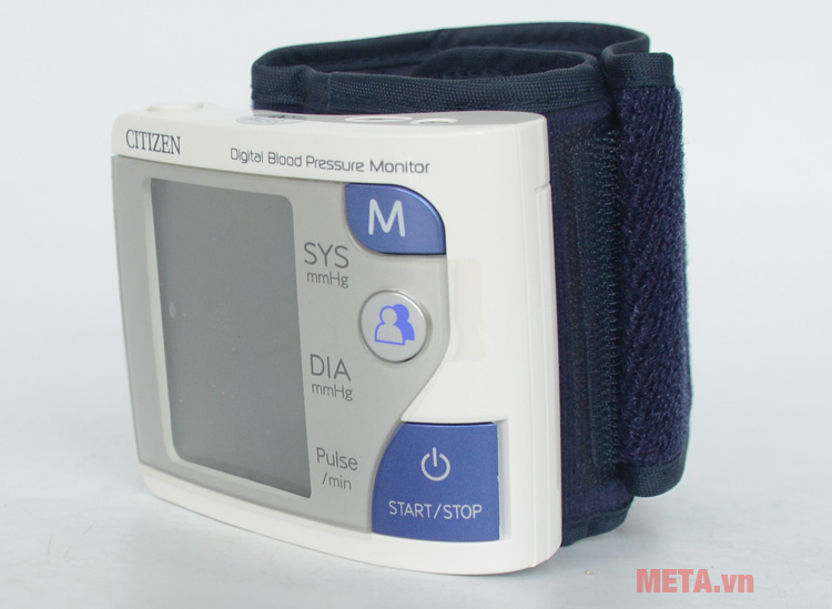 Máy đo huyết áp điện tử cổ tay CH-608 có bảng điều khiển dễ dàng sử dụng