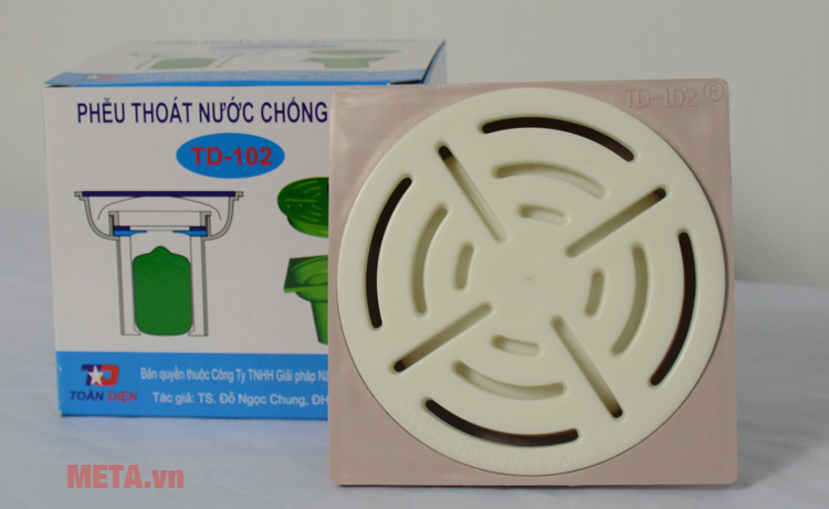 Phễu thoát nước chống tràn, chống mùi TD-102 bằng nhựa cao cấp