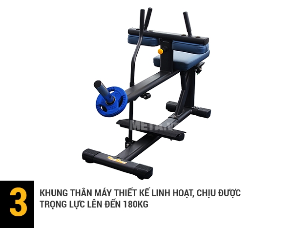 Ghế tập cơ bụng tải trọng lên tới 180kg 