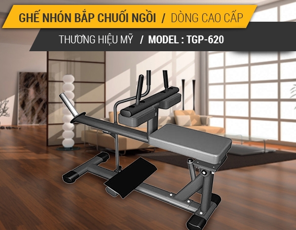 Ghế tập nhón bắp chuối dạng ngồi Tiger Sport Premium TGP-620