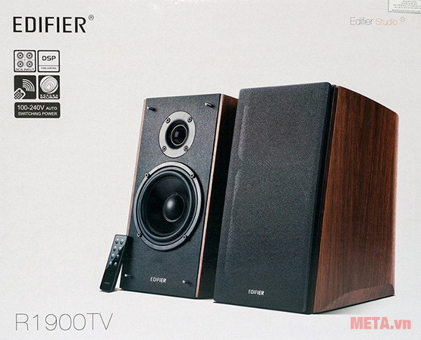 Loa 2.0 Edifier R1900TIII được đựng trong vỏ hộp tiện lợi
