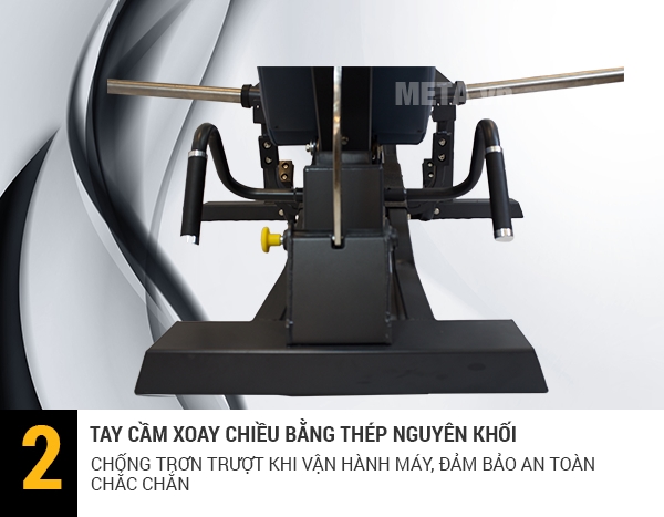 Tay cầm bằng thép nguyên khối 