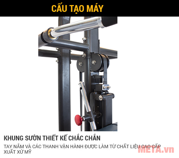 Các thanh vận hành được làm từ chất liệu cao cấp