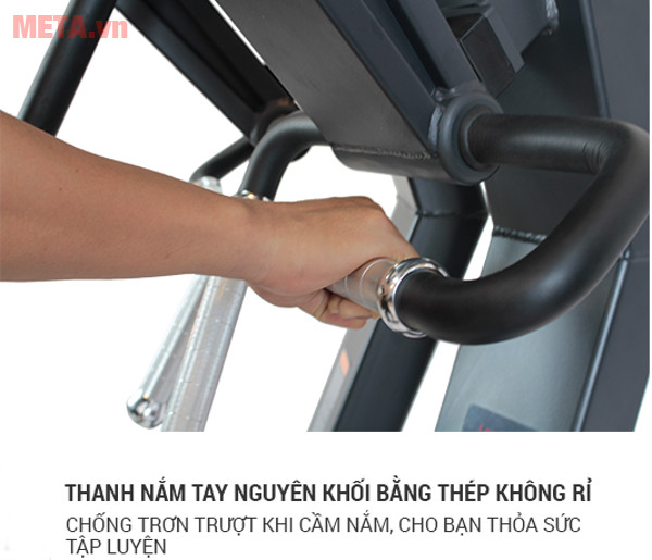 Tay cầm của máy chắc chán được làm từ thép khoongn gỉ