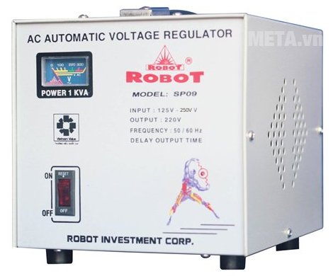Ổn áp Robot SP09 1KVA cho thiết bị lạnh (140V - 250V)