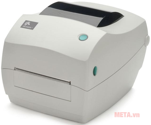 Máy in tem nhãn, mã vạch Zebra GC420T thiết kế nhỏ gọn phù hợp với mọi diện tích để bàn 