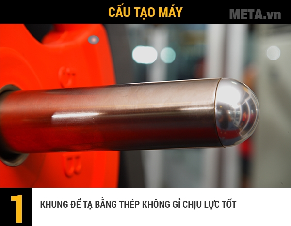 Trụ gánh tạ không gỉ chịu lực tốt 