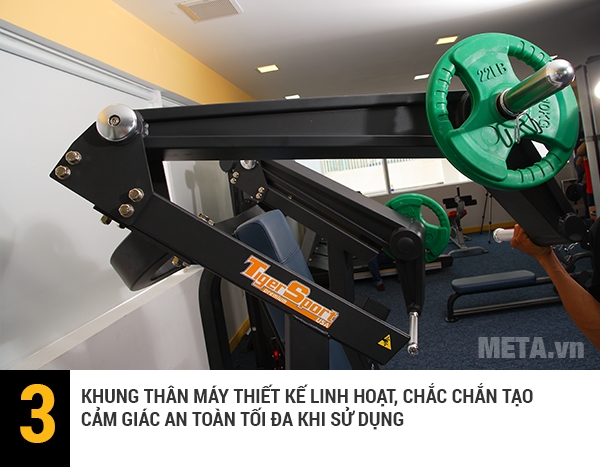 Trục lăn mượt mà hỗ trợ tốt trong việc tạp luyện 