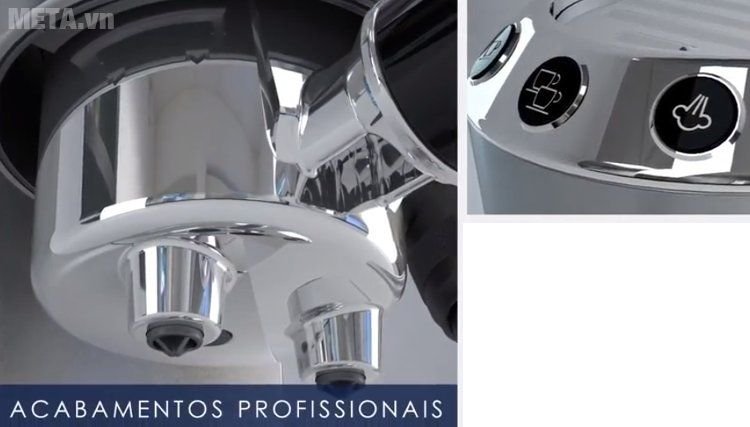 Máy pha cà phê Delonghi EC680.M có thể pha 1 hoặc 2 tách 