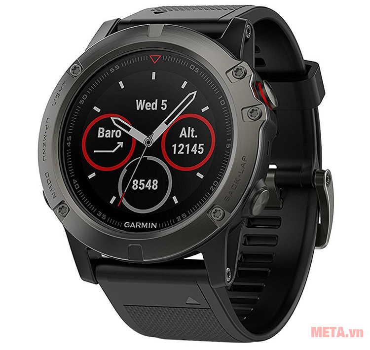  Vòng đeo tay theo dõi sức khỏe Garmin Fenix 5X có các chức năng như 1 chiếc đồng hồ