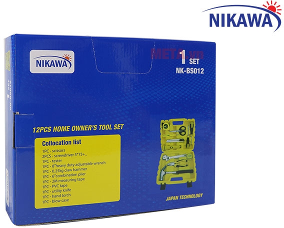 Hộp đựng sản phẩm dụng cụ 12 món Nikawa NK-BS012 