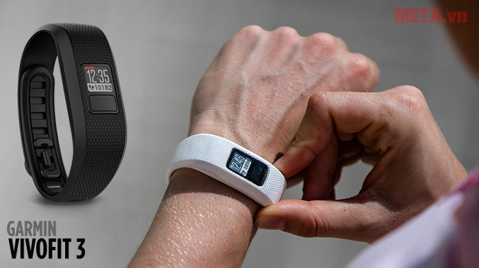 Vòng đeo tay theo dõi sức khỏe Garmin Vivofit 3 giúp bạn theo dõi hoạt động hàng ngày Vòng đeo tay theo dõi sức khỏe Garmin Vivofit 3 giúp bạn theo dõi hoạt động hàng ngày