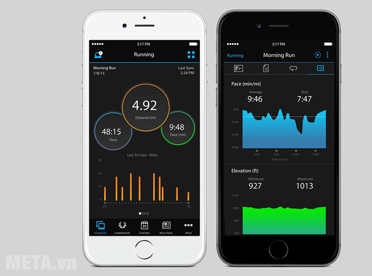  Vòng Đeo Tay Garmin Forerunner 235 có khả năng kết nối với smartphone 