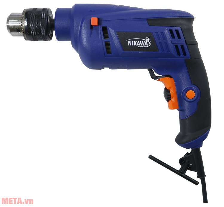Máy khoan động lực Nikawa ID38 hoạt động với công suất 500W 