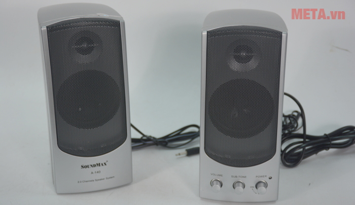 Loa SoundMax A140 2.0 đem lại chất lượng âm thanh chuyên nghiệp