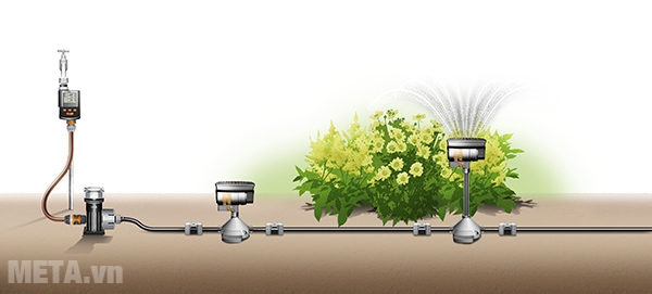 Nối ống dây nhựa để phun dạng sương 