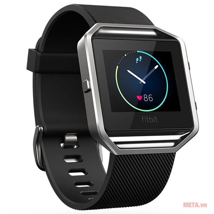 Vòng tay theo dõi sức khỏe Fitbit Blaze màu Black Silver Vòng tay theo dõi sức khỏe Fitbit Blaze màu Black Silver