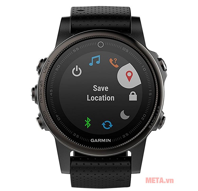 Đồng hồ đeo tay theo dõi sức khỏe Garmin Fenix 5S có nhiều chức năng hỗ trợ đa môn thể thao