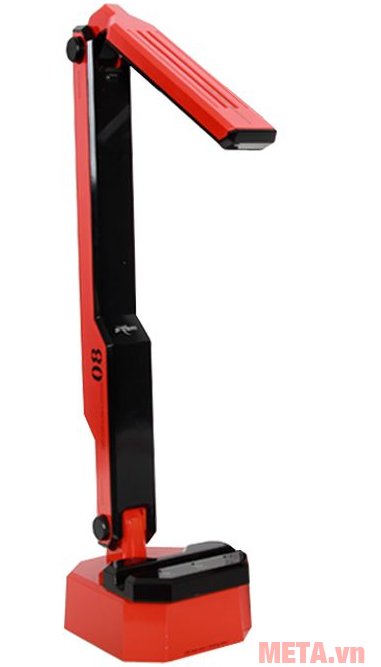 Đèn bàn Led Hàn Quốc đổi màu Prism M-08RD nhỏ gọn, đặt bàn không tốn diện tích 