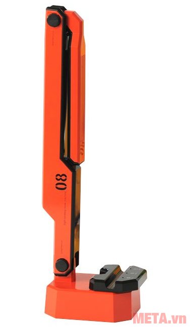 Máng đèn bàn Led Hàn Quốc đổi màu Prism M-08RD có thể gập gọn như hình 