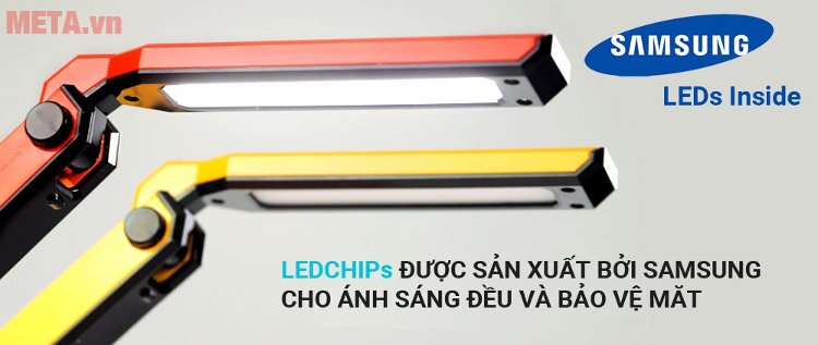 Đèn bàn Led Hàn Quốc đổi màu Prism M-08YL cho ánh sáng đều và bảo vệ mắt 