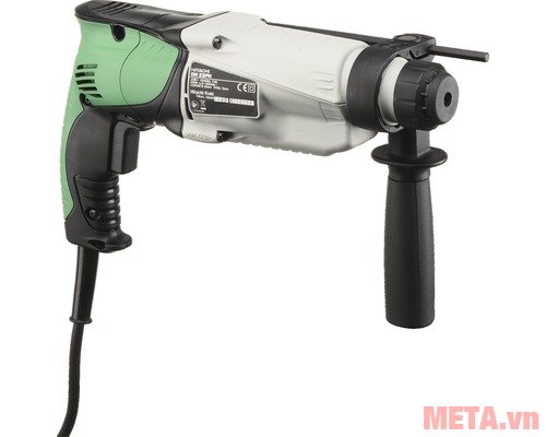 Máy khoan búa Hitachi DH22PH có nhiều khe thoát nhiệt trên thân máy Máy khoan búa Hitachi DH22PH có nhiều khe thoát nhiệt trên thân máy