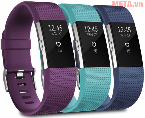 Vòng tay theo dõi sức khỏe Fitbit Charge 2
