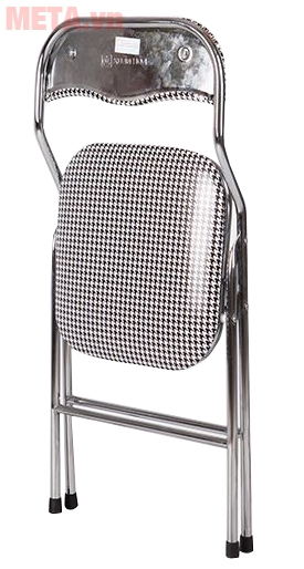 Ghế gấp khung ống thép GS(M)-02-00 dễ dàng gập gọn để cất giữ.