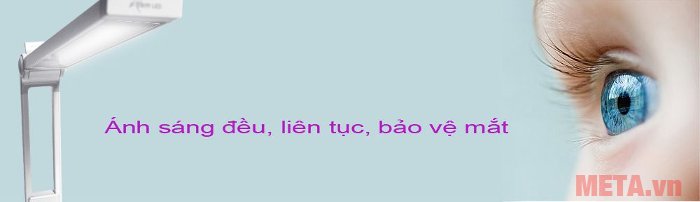 Đèn bàn Led Hàn Quốc đổi màu Prism 5400CW có ánh sáng đều bảo vệ mắt 