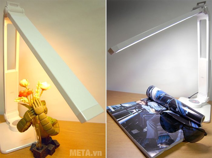 Đèn bàn Led Hàn Quốc đổi màu Prism 5400CW nhỏ gọn tiết kiệm diện tích 
