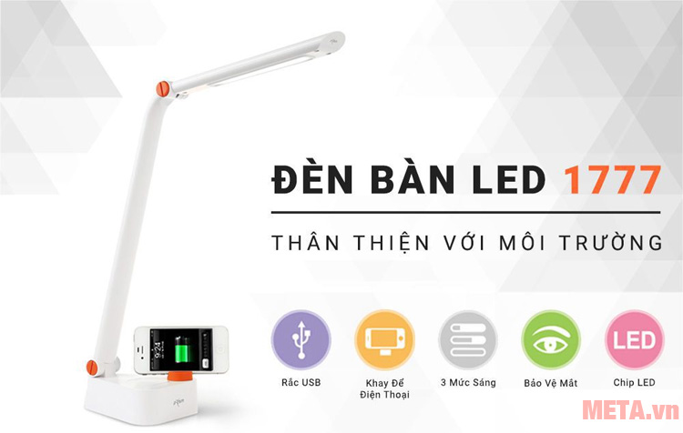  Đèn bàn led Hàn Quốc Prism 1777W tích hợp nhiều tiện ích vượt trội 