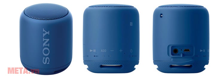 Bảng điều khiển và các cổng kết nối của Sony SRS-XB10 Bảng điều khiển và các cổng kết nối của Sony SRS-XB10