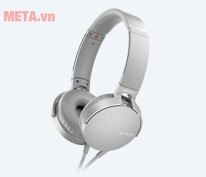 Tai nghe Sony Extra Bass MDRXB550AP màu trắng 