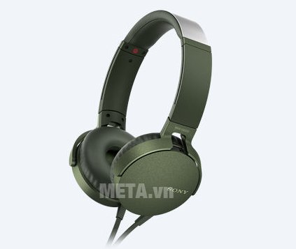 Tai nghe Sony Extra Bass MDRXB550AP màu xanh lá