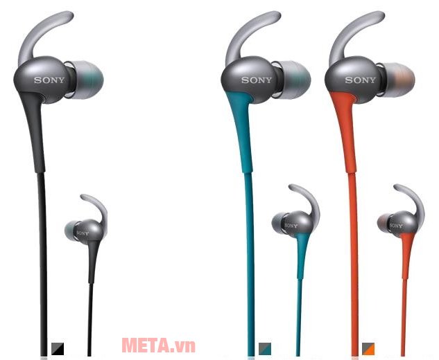 Tai nghe Sony MDRAS800AP có 3 màu: đen, xanh, đỏ để lựa chọn Tai nghe Sony MDRAS800AP có 3 màu: đen, xanh, đỏ để lựa chọn