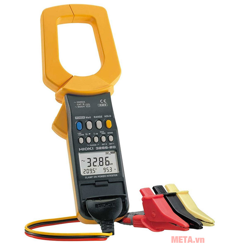 Ampe kìm Hioki 3286-20 dùng cho dòng 1 pha và 3 pha