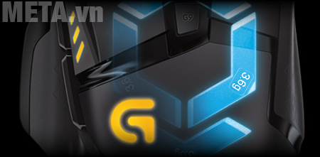 Chuột game Logitech G502 Proteus Spectrum luôn nằm trong tầm kiểm soát của bạn