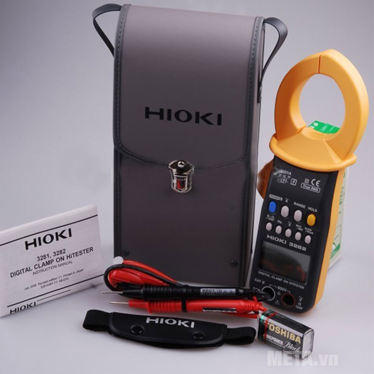 Bộ sản phẩm Ampe kìm Hioki 3282 