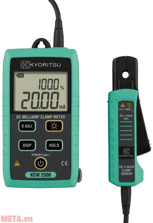 Ampe kìm Kyoritsu 2500 có dải đo từ 0.01mA - 120.0mA