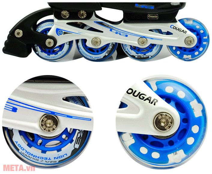 Giầy trượt patin Cougar MZS835LE có khung nhôm hợp kim cường lực siêu bền Giầy trượt patin Cougar MZS835LE có khung nhôm hợp kim cường lực siêu bền