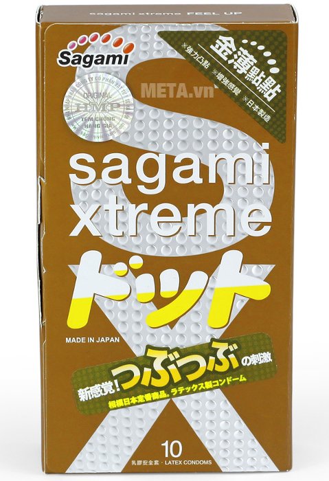 Bao cao su Sagami Xtreme Feel Up màu da