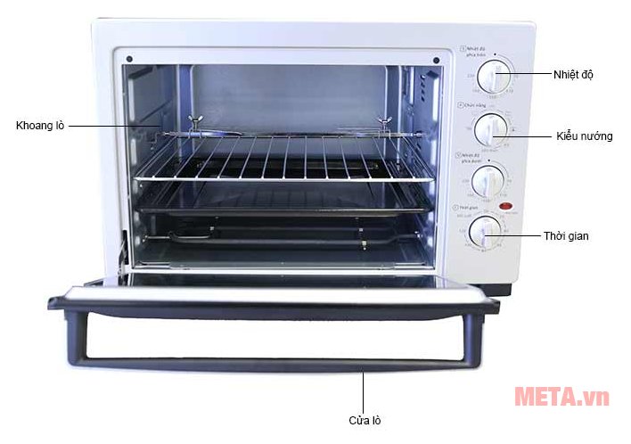 Cấu tạo lò nướng Panasonic NB-H3800SRA 