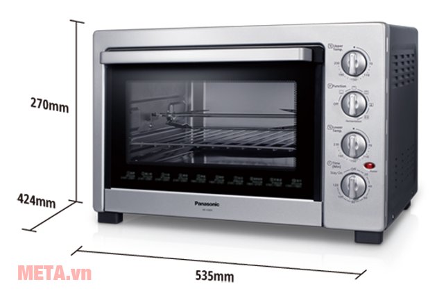Kích thước lò nướng Panasonic NB-H3800SRA